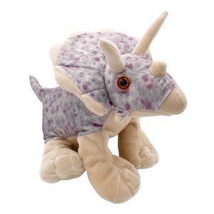 Wild Republic Multicolor Triceratops Plush Dinosaur Stuffed Animal 12"